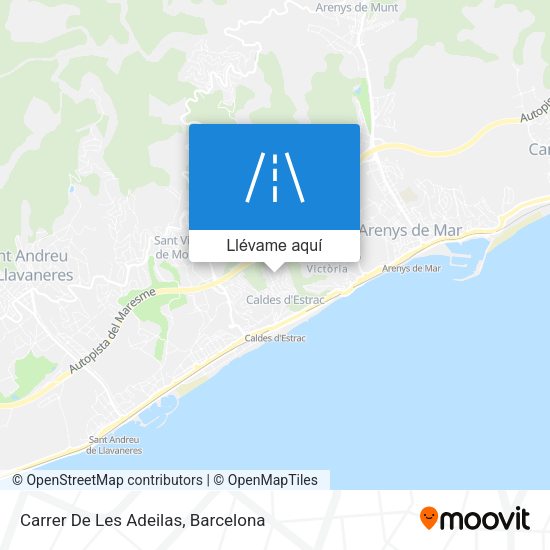 Mapa Carrer De Les Adeilas