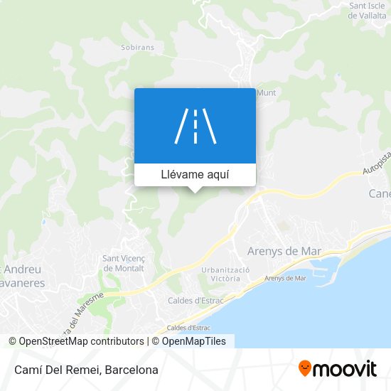 Mapa Camí Del Remei