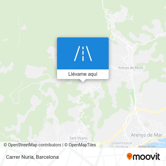 Mapa Carrer Nuria