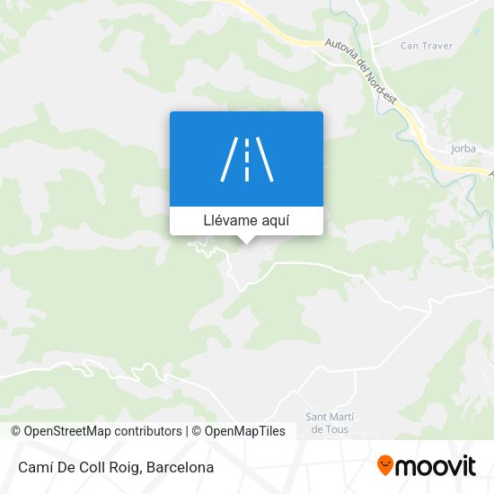Mapa Camí De Coll Roig