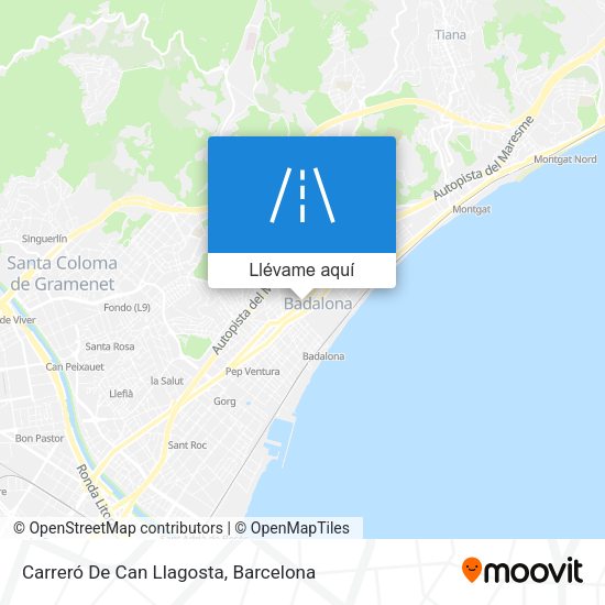 Mapa Carreró De Can Llagosta