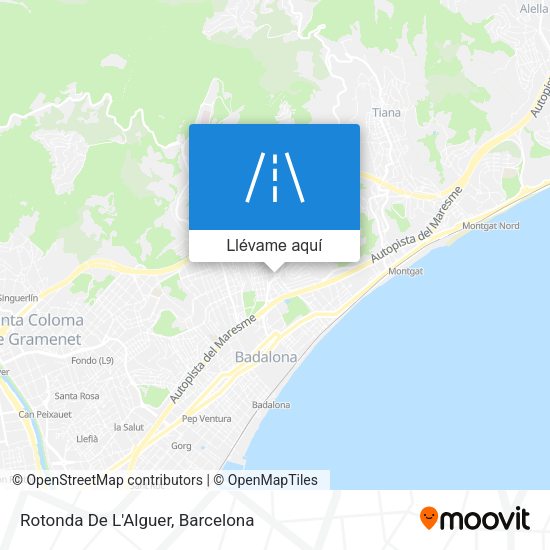 Mapa Rotonda De L'Alguer