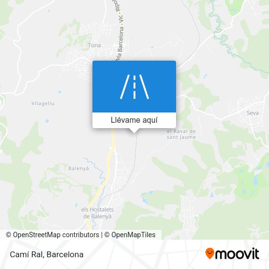 Mapa Camí Ral