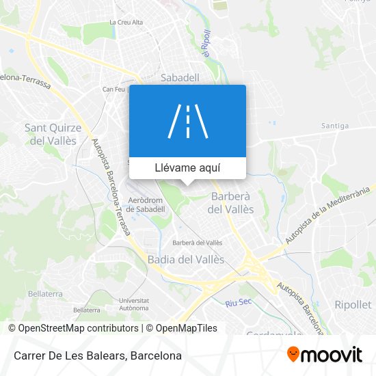Mapa Carrer De Les Balears
