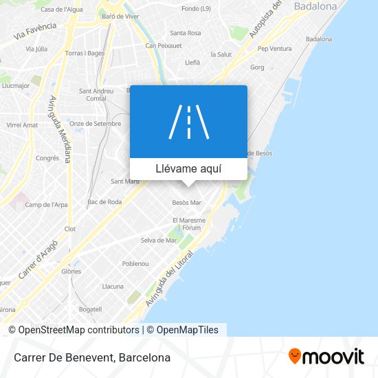 Mapa Carrer De Benevent