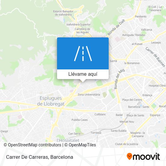 Mapa Carrer De Carreras