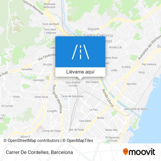 Mapa Carrer De Cordelles
