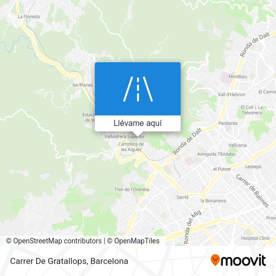 Mapa Carrer De Gratallops
