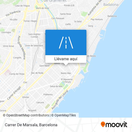 Mapa Carrer De Marsala