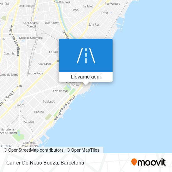 Mapa Carrer De Neus Bouzà
