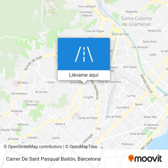 Mapa Carrer De Sant Pasqual Bailón