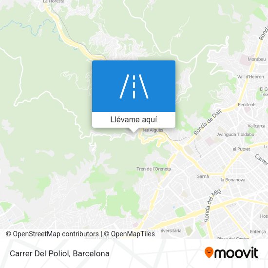 Mapa Carrer Del Poliol