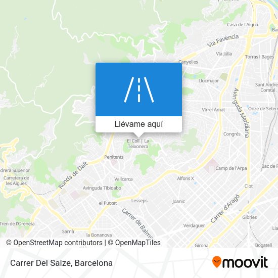 Mapa Carrer Del Salze