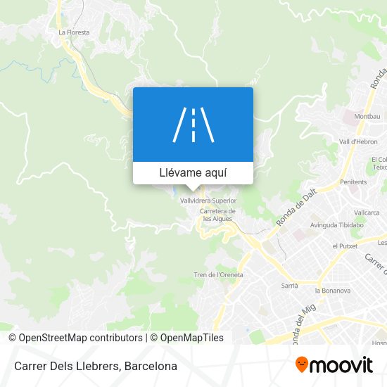 Mapa Carrer Dels Llebrers