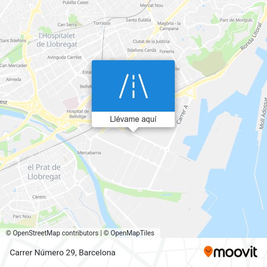 Mapa Carrer Número 29