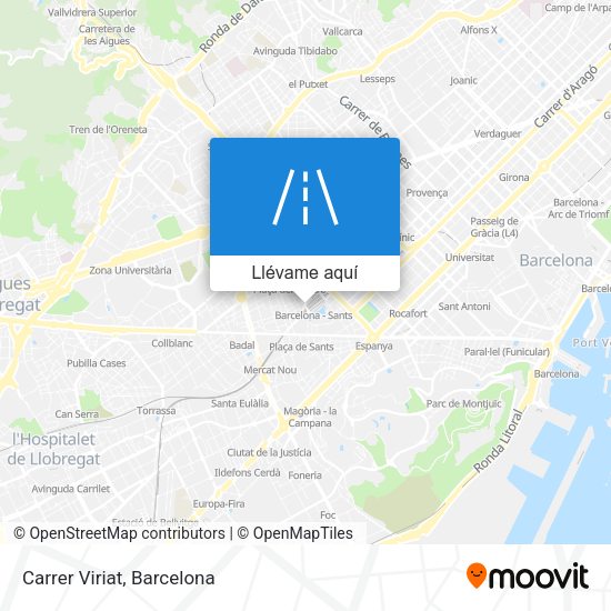 Mapa Carrer Viriat