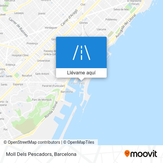 Mapa Moll Dels Pescadors