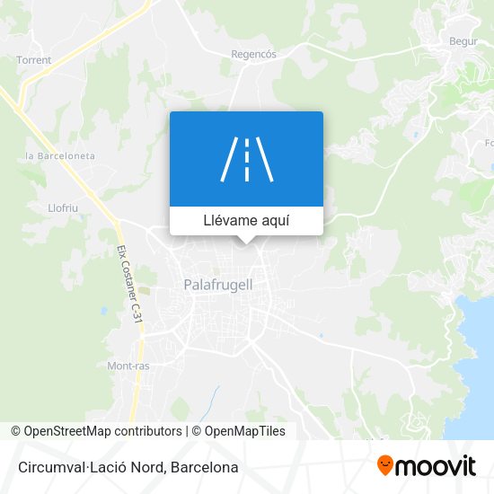Mapa Circumval·Lació Nord