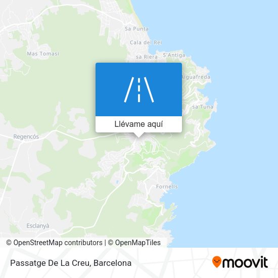 Mapa Passatge De La Creu