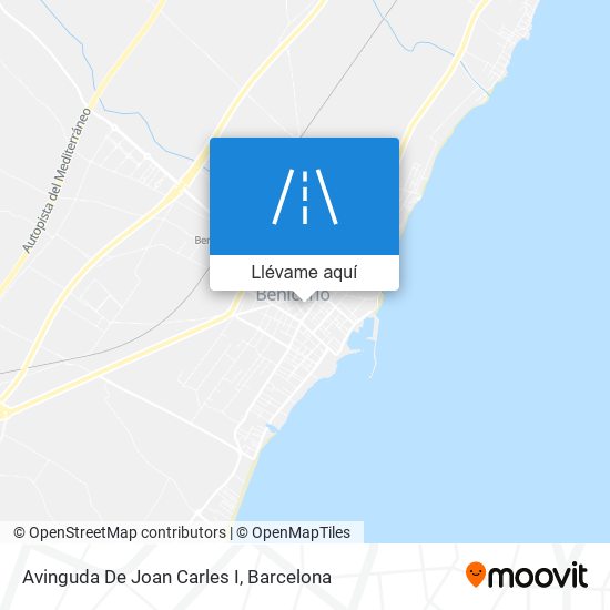 Mapa Avinguda De Joan Carles I