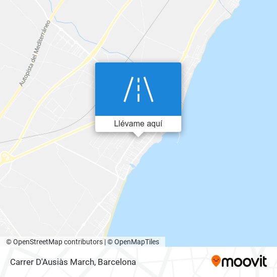 Mapa Carrer D'Ausiàs March