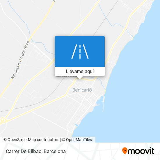 Mapa Carrer De Bilbao