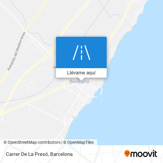 Mapa Carrer De La Presó