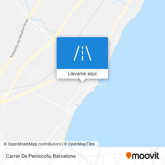 Mapa Carrer De Peníscola