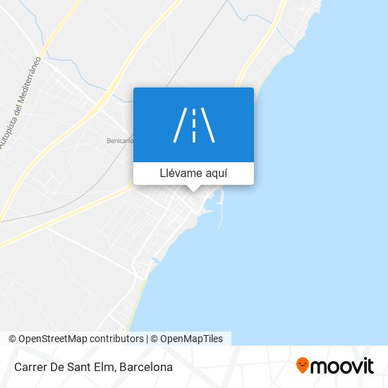 Mapa Carrer De Sant Elm