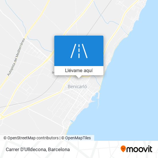 Mapa Carrer D'Ulldecona