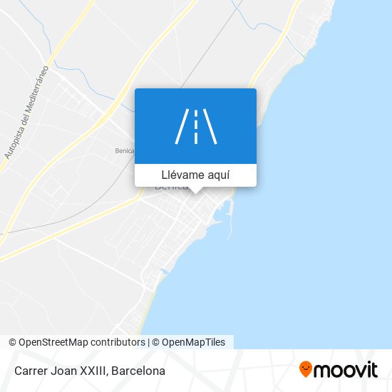 Mapa Carrer Joan XXIII