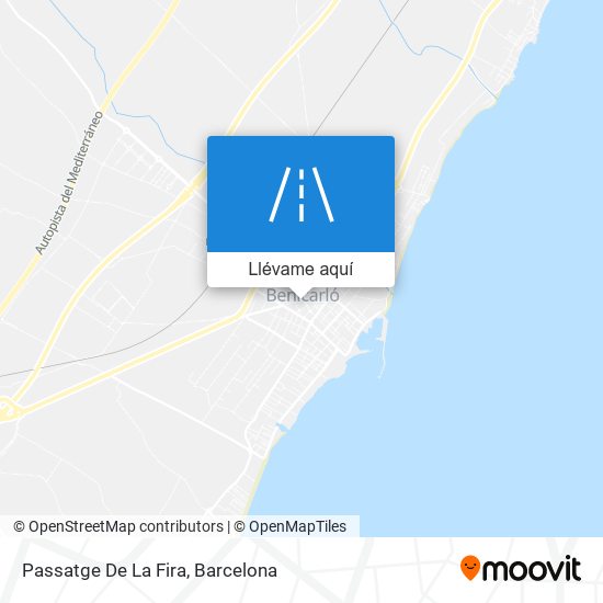 Mapa Passatge De La Fira