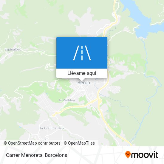 Mapa Carrer Menorets