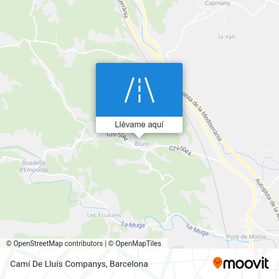 Mapa Camí De Lluís Companys