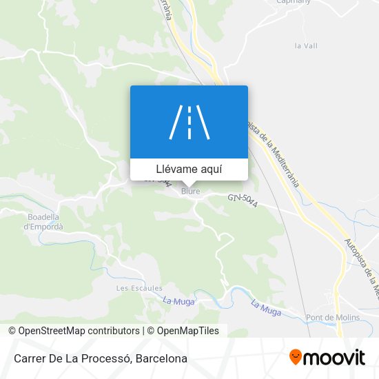 Mapa Carrer De La Processó