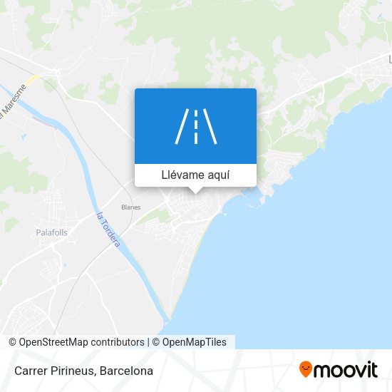 Mapa Carrer Pirineus