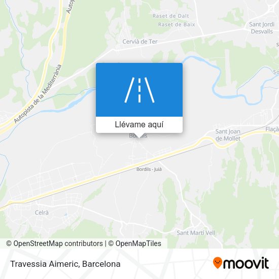 Mapa Travessia Aimeric