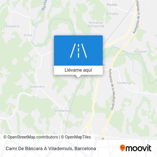 Mapa Camí De Bàscara A Vilademuls