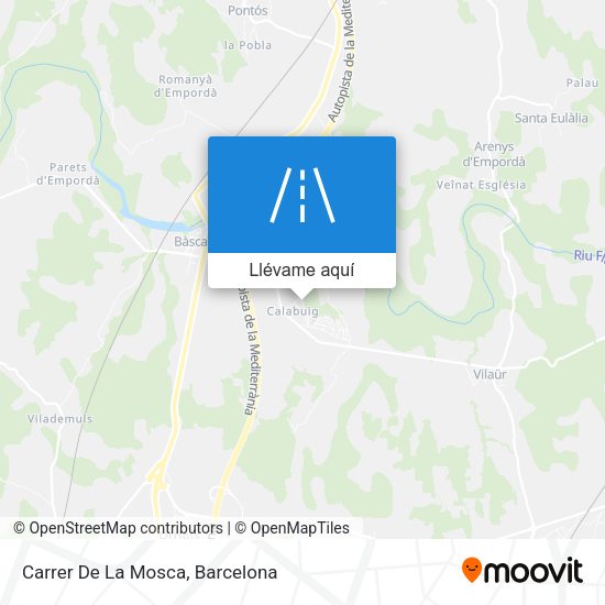 Mapa Carrer De La Mosca