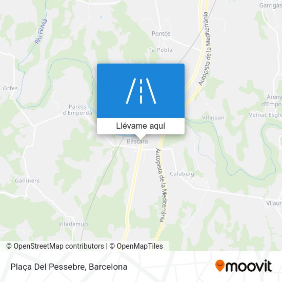 Mapa Plaça Del Pessebre