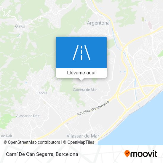 Mapa Camí De Can Segarra