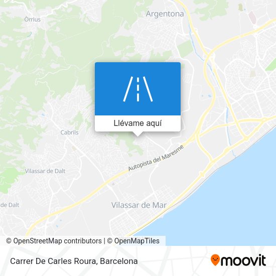 Mapa Carrer De Carles Roura