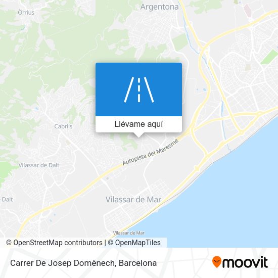 Mapa Carrer De Josep Domènech