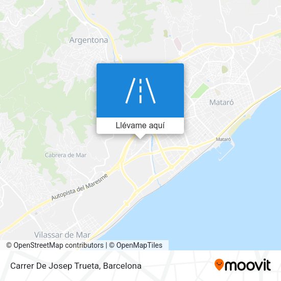 Mapa Carrer De Josep Trueta