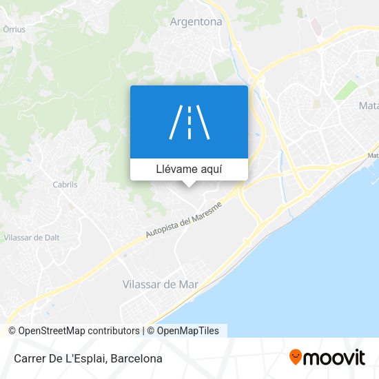 Mapa Carrer De L'Esplai