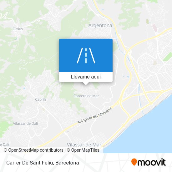 Mapa Carrer De Sant Feliu