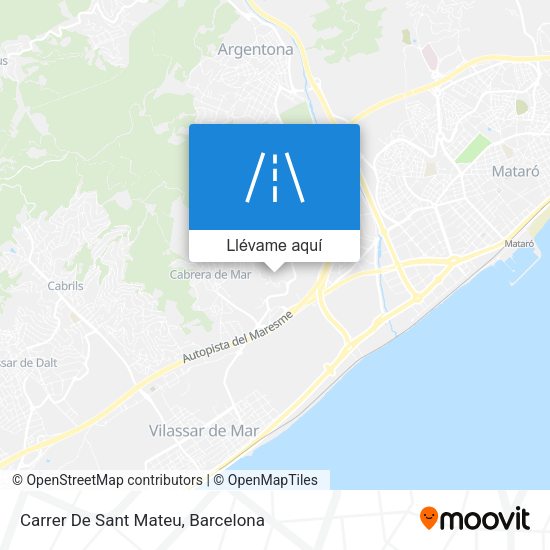 Mapa Carrer De Sant Mateu