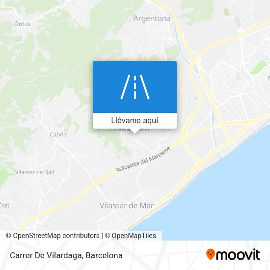 Mapa Carrer De Vilardaga