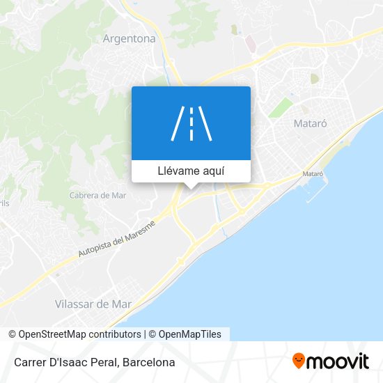 Mapa Carrer D'Isaac Peral