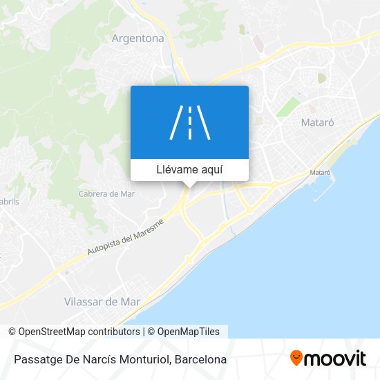 Mapa Passatge De Narcís Monturiol
